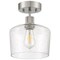 Access Lighting Port Nine Chardonnay, Chardonnay LED SemiFlush, Brushed Steel Finish, Seeded Glass 63147LEDDLP-BS/SDG - alternate 5